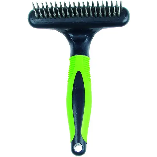 Гребінець-граблі TatraPet Expert дворядні 11.5 х 16.5 см 