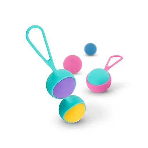 Набір вагінальних кульок PMV20 Vita Kegel Ball Set, 7 шт., різнобарвний - фото 5