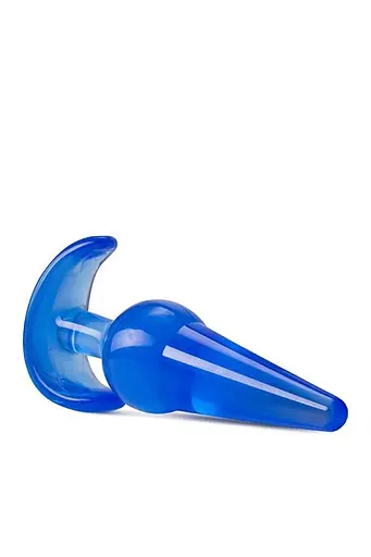 Анальна пробка B Yours Large Anal Plug 12.1 см (синій) - фото 4