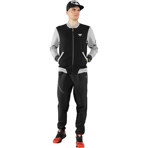 Флісова кофта Dynafit 24/7 PTC Varsity Jacket Mns M Сіра/Чорна (1054-016.002.2546) - фото 2