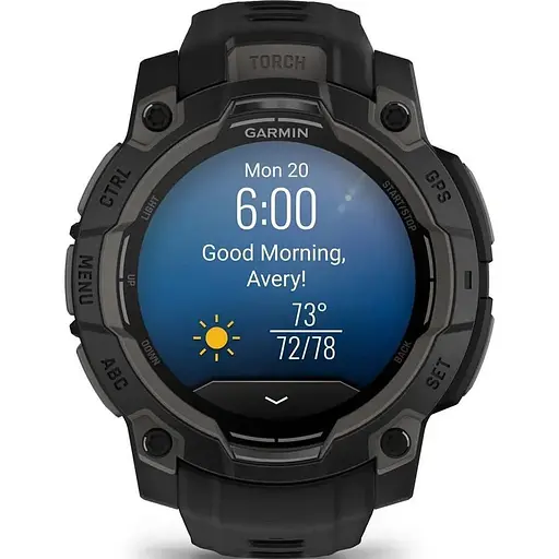 Смарт-часы Garmin Instinct 3 45mm AMOLED Black with Black Band 010-02936-00 - фото 7