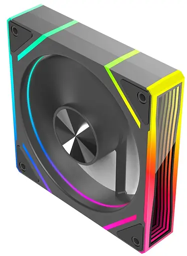 Вентилятор Coolmoon 120мм CM-7PRO-B-R Reverse (CM-7PRO-B-R) Black - фото 4