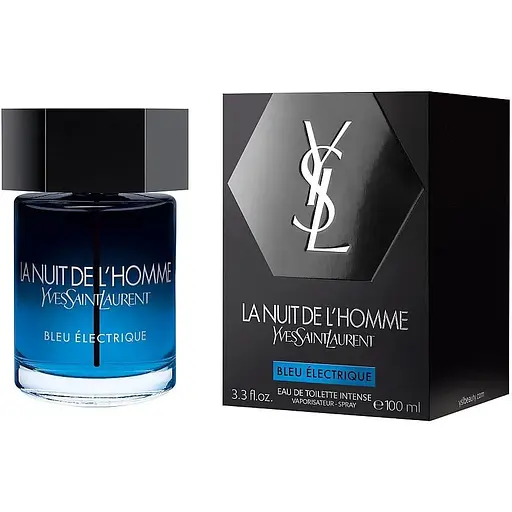 Туалетная вода Yves Saint Laurent La Nuit de L'Homme Bleu Electrique 100 мл - фото 1