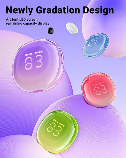 Навушники TWS Acefast T9 grape purple - фото 2