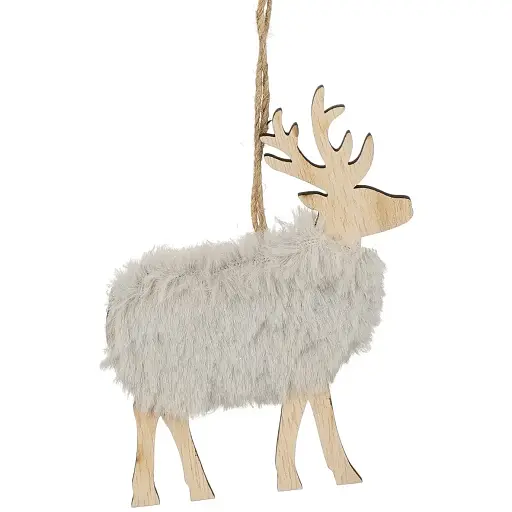 Подвеска декоративная House of Seasons Олень серая (8720967048526_1)