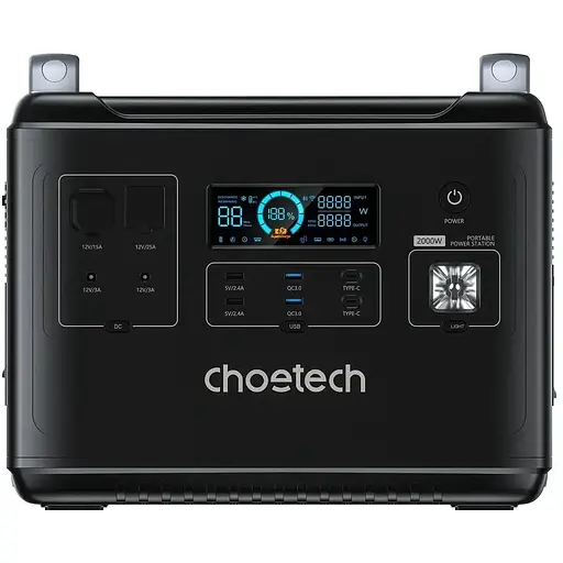 Зарядная станция Choetech | 2000W | 1997 Wh| LiFePO4 (BS006 Super Mini) - фото 1