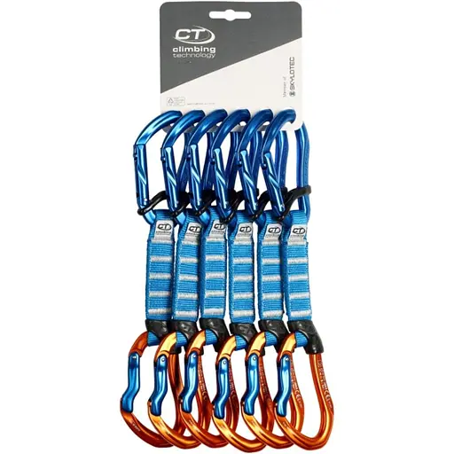 Набір відтяжок Climbing Technology Morfo Set UL Pro 12 cm Blue/Orange (1053-2E725GS D0F CTSTP)