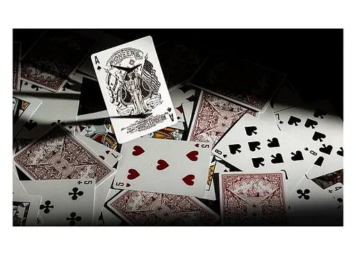 Карти гральні Cartamundi Ellusionist Pioneers Marked (red) (PC_ELPMR) - фото 6