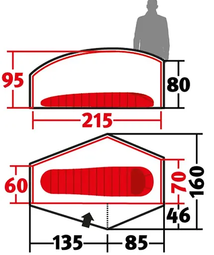 Намет Wechsel Venture 1 TL Laurel Oak (231058) (DAS301733) - фото 3