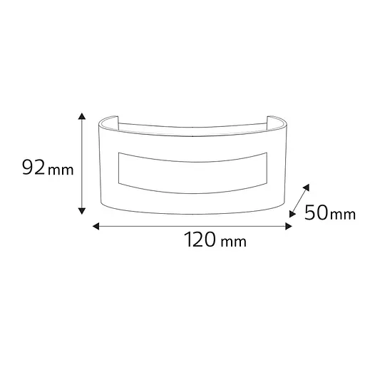 Светильник светодиодный фасадный NEUTRON-7 7W настенный - фото 2