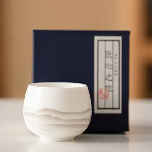 Пиала Белый Фарфор Далекие Горы 130 мл - фото 5