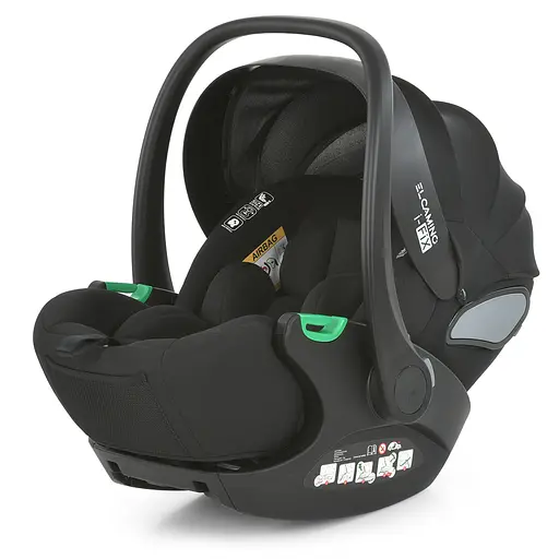 Автокрісло ME 1110 i-FIX Moon Black, i-SIZE R129, 40-87 см, регулювання, ISOFIX, Чорне