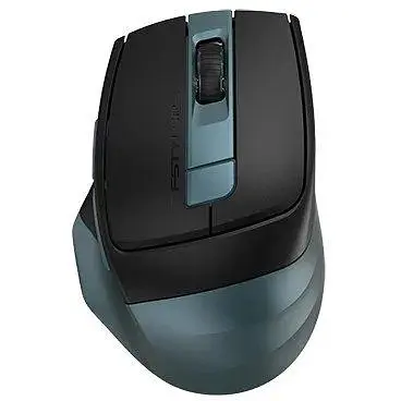 Мышь A4Tech Fstyler FB35CS, Midnight Green, USB, беспроводная бесшумная, оптическая, BT+RF (Combo), 1200/1600/2000/2400 dpi, 125 Hz, 6 кнопок, встроенный Li аккумулятор