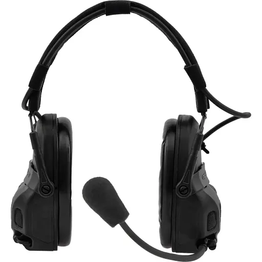 Навушники Ops-Core AMP Communication Headset-Connectorized NFMI активні верхній тримач Black