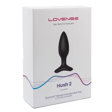Анальна пробка Lovense Hush 2 S 12.2 см (чорний) - фото 5