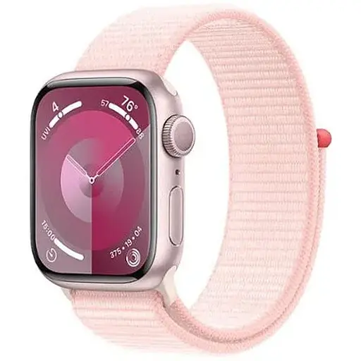 Смарт-годинник Apple Watch Series 9 GPS 41mm Pink Aluminum Case w. Light Pink S. Loop (MR953)