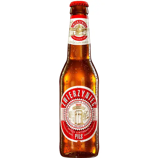 Пиво Zwierzyniec Pils світле фільтроване 6% 0.33 л