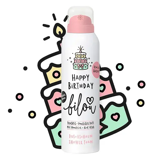 Пiнка для душу Bilou Happy Birthday 200 мл - фото 1