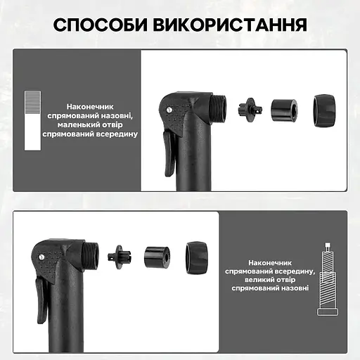 Насос портативний RockBros BG-1046 для велосипеда - фото 4