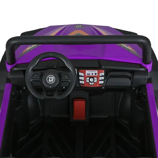 Електромобіль дитячий Bambi Джип Racer M 6058EBLR-9 24V з чотирма двигунами по 90 Вт фіолетовий - фото 4