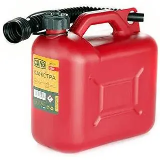 Каністра пластикова Сила 5 л HDPE з лійкою - фото 1