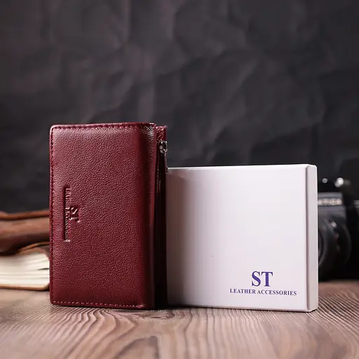 Жіночий шкіряний гаманець ST Leather 12.2х8х2 см acs0029463 - фото 8
