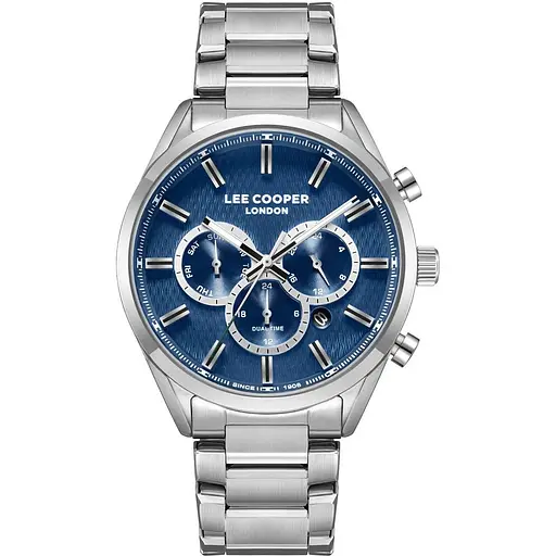 Наручний годинник чоловічий Lee Cooper London Silver Сріблястий (3447)