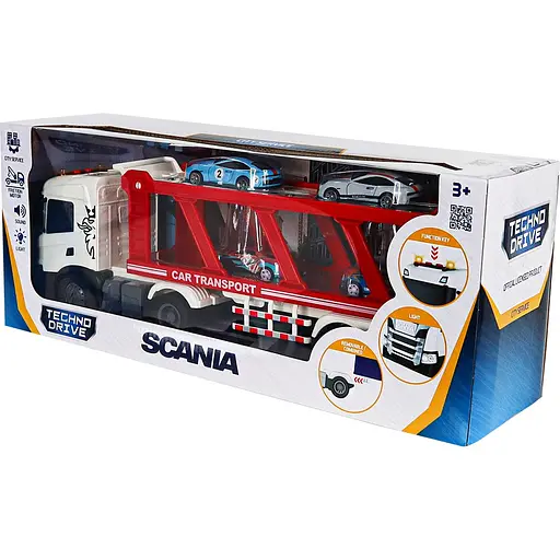 Игровой набор TechnoDrive Large Truck Автоперевозчик Scania (6414KS) - фото 10