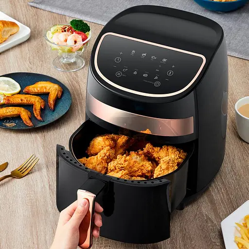 Мультипечь (аэрофритюрница) Deerma Air Fryer KZ100 (DEM-KZ100) - фото 4