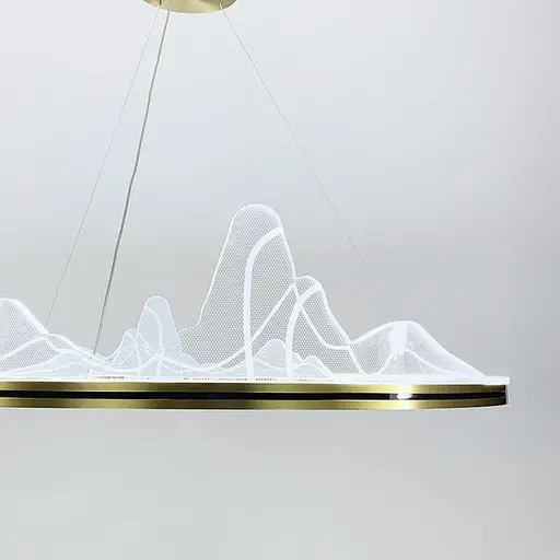 Изысканная подвесная LED люстра с имитацией высокогорья Ø 100 см Ст. SGA 16-1000 AB | Line F - фото 5