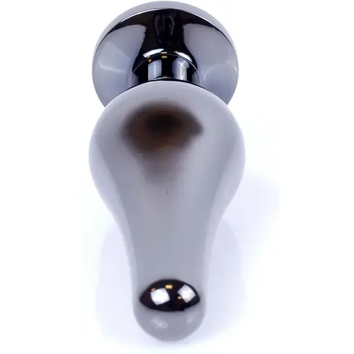 Анальна пробка Boss Of Toys Boss Series - Jewellery Dark Silver Butt Plug Red, BS6400055, Срібний / Червоний - фото 5