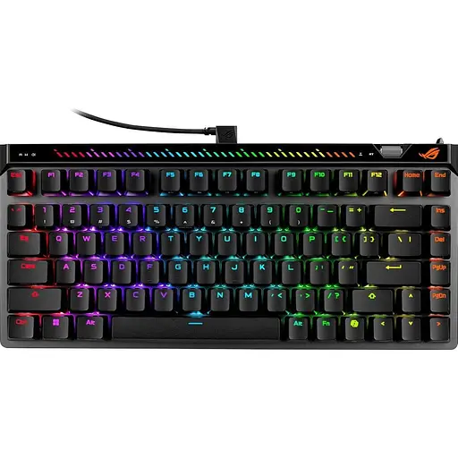 Клавиатура ASUS ROG Falchion Ace 75 HE HFX V2 Magnetic Switches USB-A EN RGB Black (90MP047H-BKUA20) - фото 1