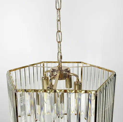 Кришталева люстра шестикутної форми Line.F SA 40 C - фото 3
