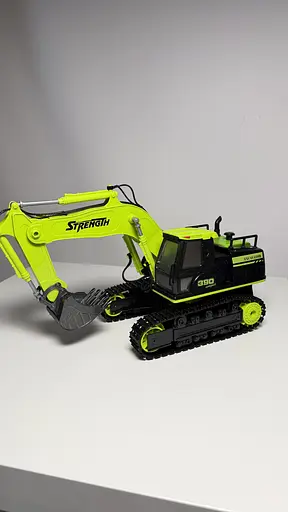 Екскаватор на радіокеруванні 393 L металопластик, гусеничний хід - фото 2