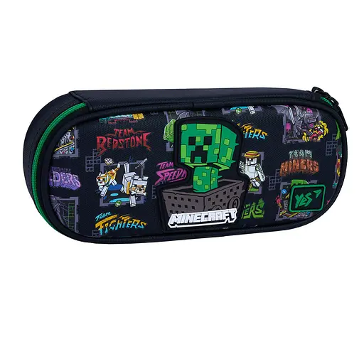 Школьный пенал мягкий Yes Minecraft Comix PH-30 - фото 1