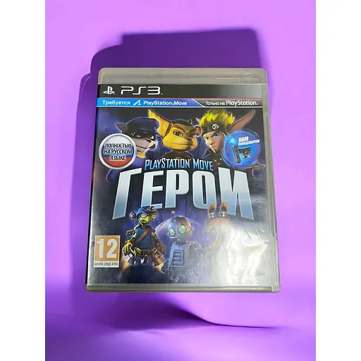 Локализованный диск на PlayStation 3 лицензия PlayStation Move Heroes