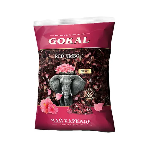 Чай Гокал Джимбо Каркаде м/уп 70 г - фото 1