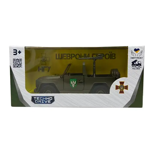 Модель Штурмова Машина "БОП НГУ ІМ. КУЛЬЧИЦЬКОГО" TechnoDrive 250329W2 серії "Шеврони Героїв" - фото 10