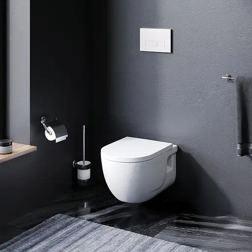 Унитаз подвесной FlashClean Am.Pm Like с сиденьем микролифт белый C801701SC, Белый - фото 7