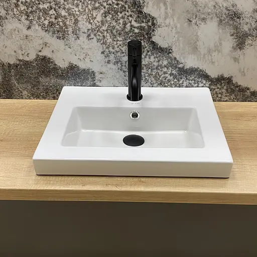 Умивальник VBI Acquaro white врізний VBI-018057, Білий - фото 3