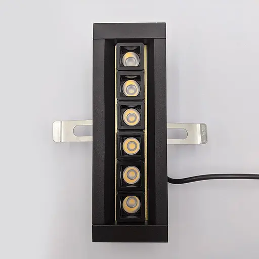 Вбудований світильник Skarlat RSL74166 9×2W BK+GD 4000K - фото 4