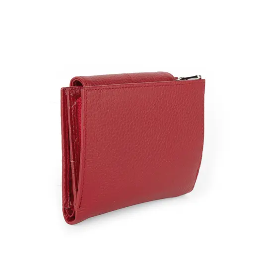 Гаманець жіночий шкіряний маленький Las Fernando 110-103 А червоний - фото 5