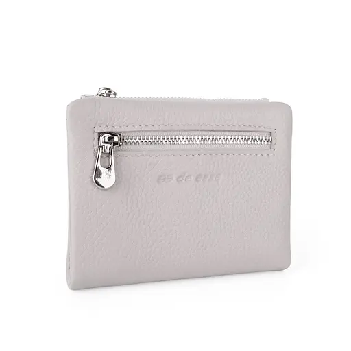 Жіночий гаманець маленький шкіряний De Esse LC14016-GD179 нюдовий - фото 1