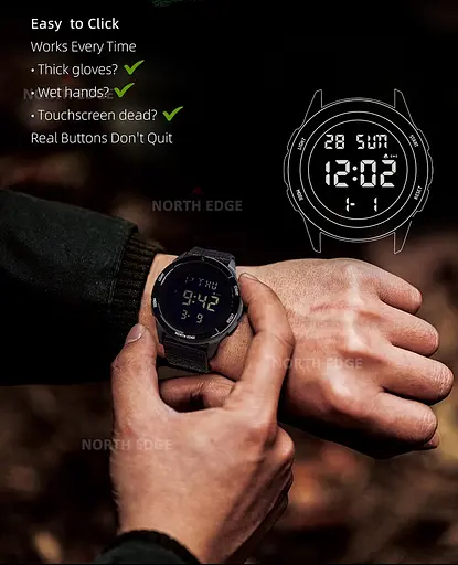 Годинник North Edge Terrax Black - фото 6