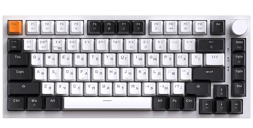 Клавіатура GamePro Asgard Valhalla 75% Exploded QLAB Orange Switches (MK160W Pro) - фото 1