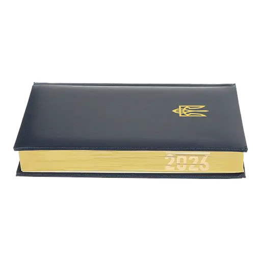 Щоденник датований Buromax Powerful 2026 A6 штучна шкіра/поролон темно-синій (BM.2583-03) - фото 5