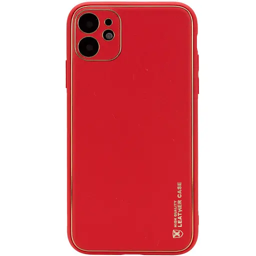 Чохол Epik шкіряний Xshield для Apple iPhone 12 6.1 Червоний/Red