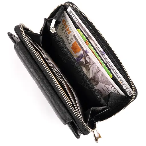 Кожаный женский кошелек ST Leather 19х9.5х2.5 см acs0015409 - фото 6