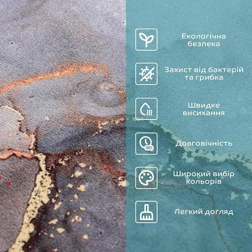 Коврик влагопоглощающий Wall Sticker 40х60х3 мм SW-00002548 - фото 4