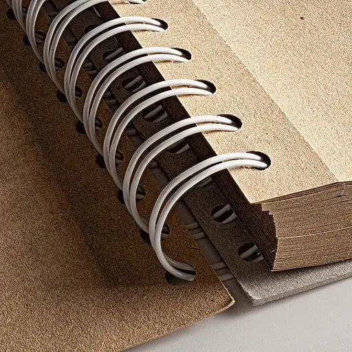 Альбом для ескізів на спіралі SM-LT Art Authentic 135г/м2 80л коричневий колір - фото 4